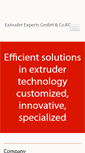 Mobile Screenshot of extruder-experts.com